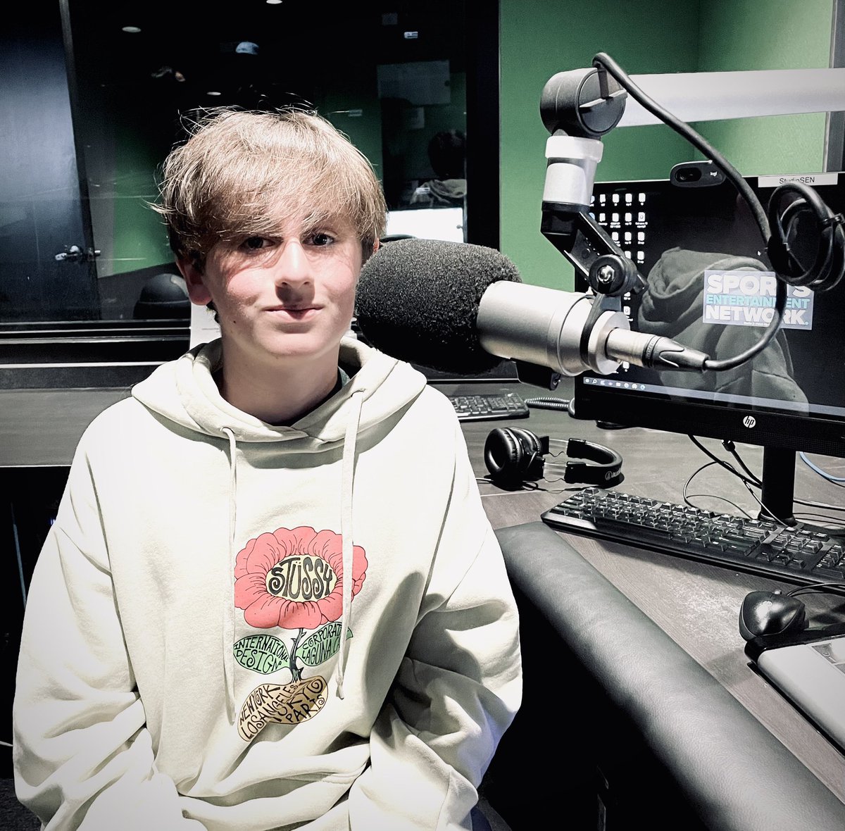 wyattmich's tweet photo. Proud of this kid - first live radio spot on @1116sen talking Formula 1 with @cameronvdd and @KarlReindler. 
He did a nice job 🙌🏻

https://t.co/2lreX6RG3a
(27 mins in) https://t.co/lknzexrMFE