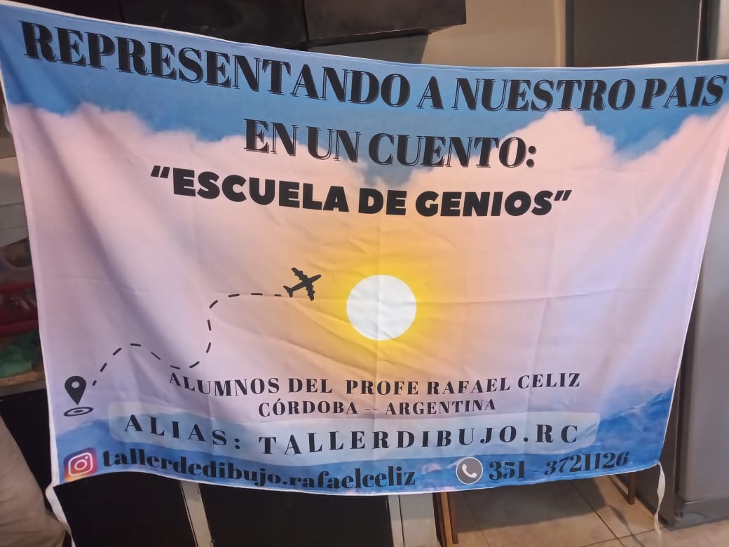alejandropozo's tweet photo. #Ahora Alumnos del Profe Rafael Celiz están en la puerta del Kempes con una urna para cumplir un sueño.
Es para viajar a Barcelona a la presentación del libro "Escuela de Genios". Es el libro donde ellos hicieron los dibujos. 
ALIAS:
TALLERDIBUJO.RC
@radiosuquia @CATalleresdecba https://t.co/5G0CfRU6kx