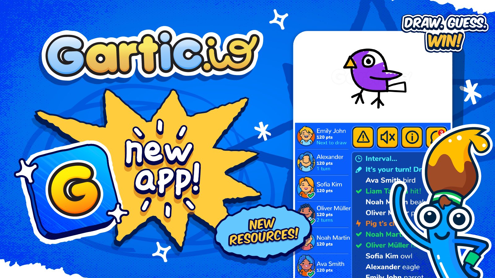 Gartic Phone updates! Now you have 11 different game modes to play