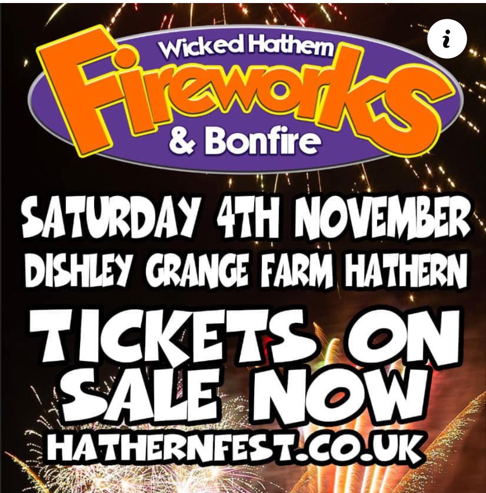 ** GIG ANNOUNCEMENT **

We are really pleased to be one of the two bands playing at this years <a href="/hathernfest/">Wicked Hathern Fest</a> Fireworks and Bonfire Night on 4th November. Tickets are already on sale and available at 
whftickets.co.uk

<a href="/HathernVA/">Hathern Association</a>