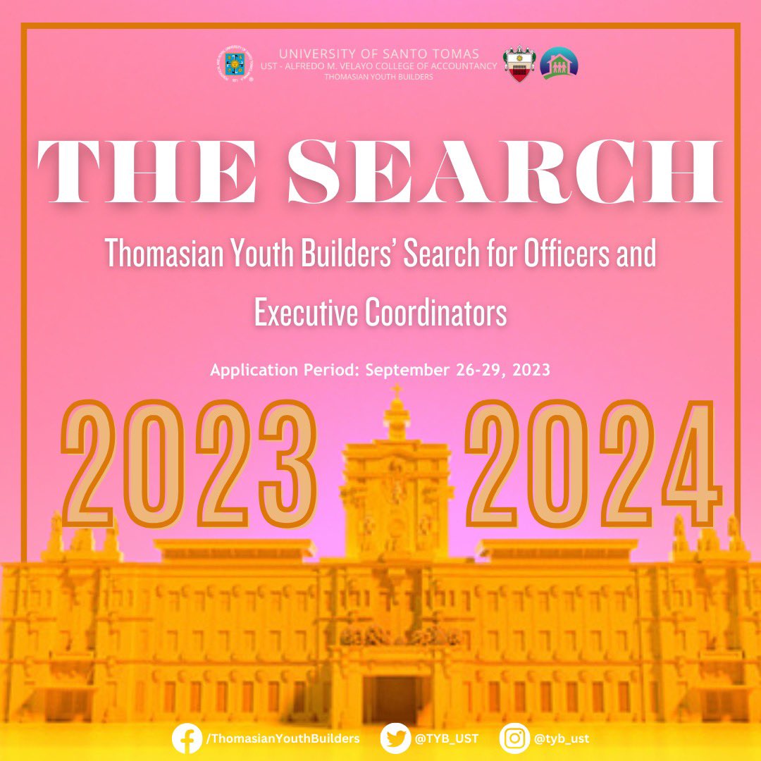 TYB_UST's tweet photo. Make today the start of your bright and exciting adventure! 💡✨

📍Registration Form Link: https://t.co/NdJrYITBQF

📍Link for roles and responsibilities: 
https://t.co/z0O4YXjAXY

RSO-B1-23-24-32 https://t.co/4aNSJSB57z