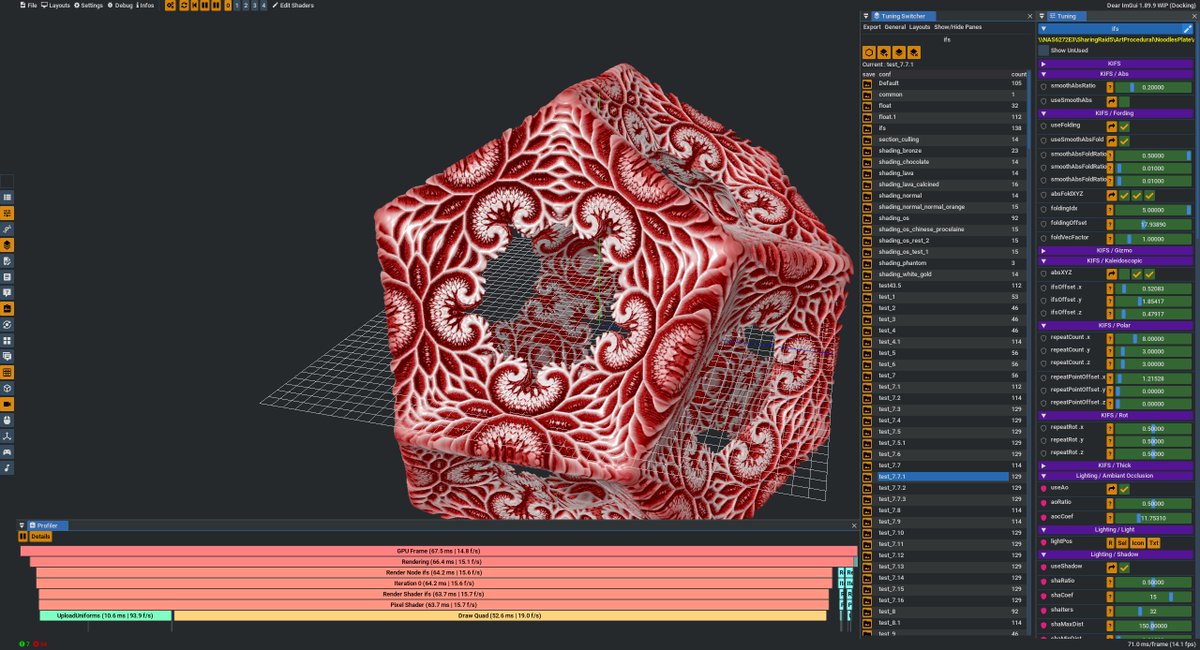 My shader editor #NoodlesPlate is now open source under GPL3 license 
=&gt; github.com/aiekick/Noodle… 

#glsl #creative #coding #procedural #art #shader #shadertoy #math #ifs #kifs #vr #github #gpl #gpl3 #open #source #opensource  #free