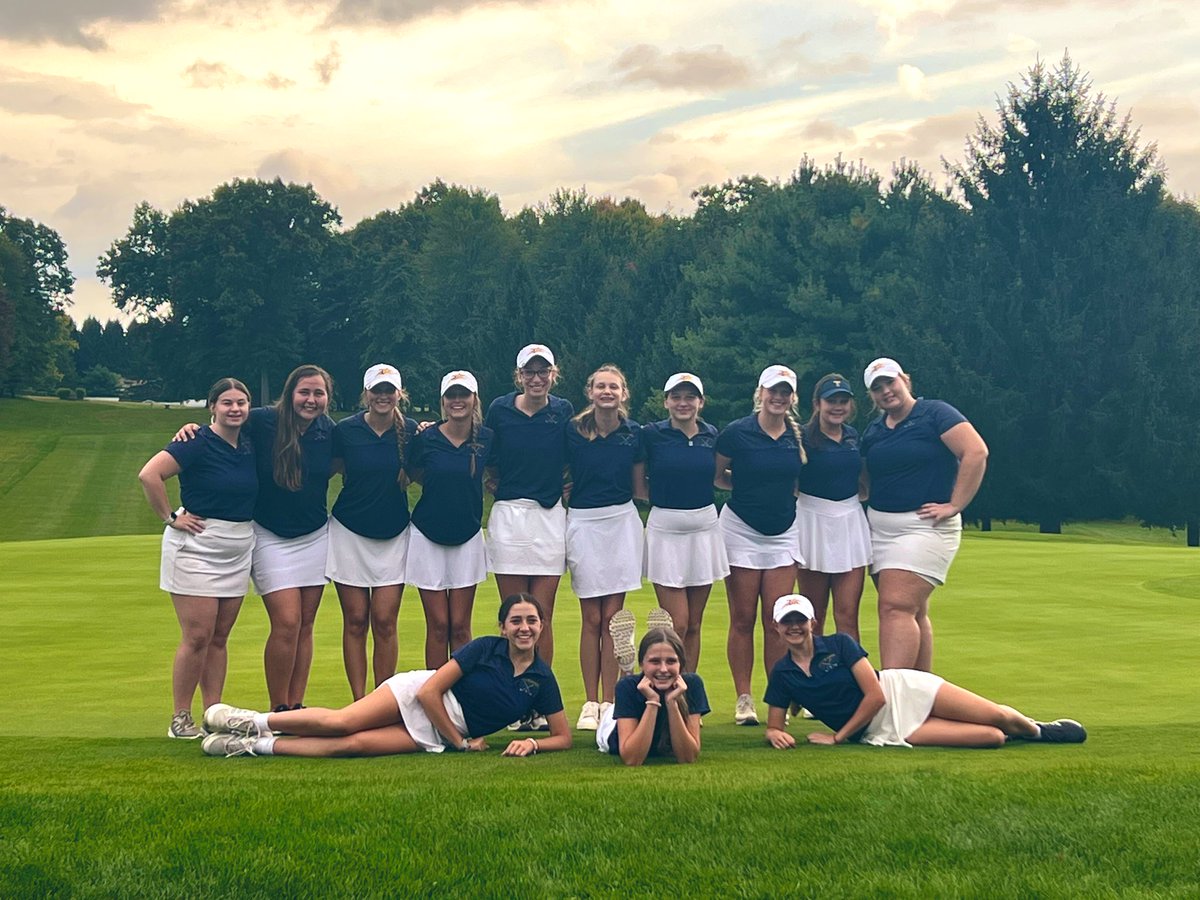 Double WIN tonight for the Lady Blue  Devils vs. Hoban! Varsity 189-191 and JV 205-230. (Jr) Brooke Davis lead the Varsity with a 40. (Fr.) Caitlyn Carter had the JV low today &amp; PRed with a 48 &amp; (Fr.) Avery Frisbee &amp; (Fr.) Lilly Dougherty also PRed with a 50 &amp; a 56 🎊⛳️ Congrats!