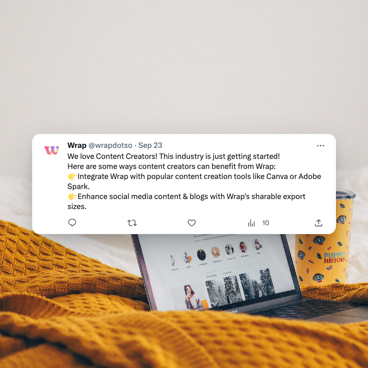 Wrap tweet media