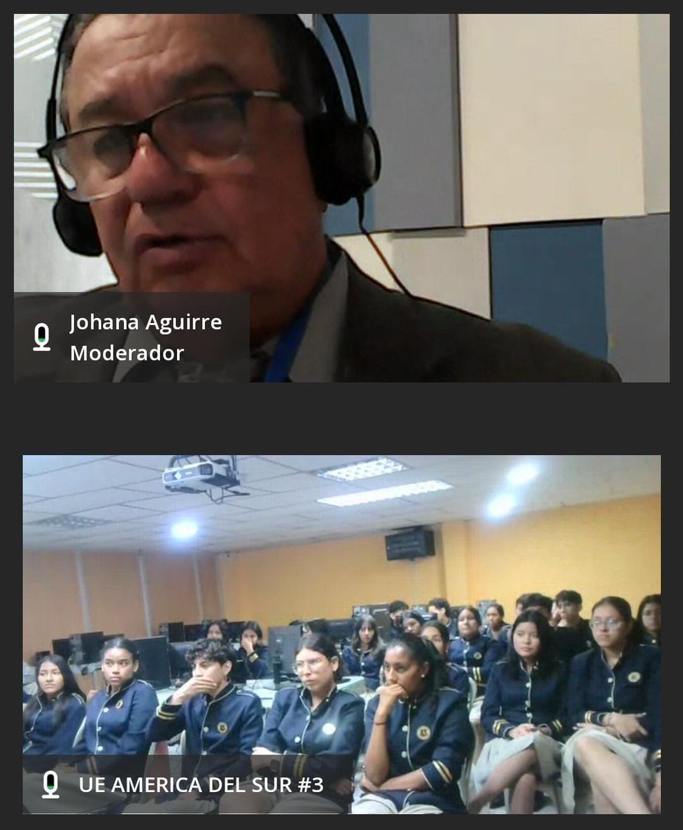 Grupo Rocks! (@admi_uecotec) on Twitter photo Lcdo. Jorge Ycaza -Director de Admisiones, realizó Charla Virtual Universitaria a la Unidad Educativa América del Sur, para dar a conocer las carreras, convenios internacionales, beneficios de la pensión diferenciada y proceso de admisión de la
<a href="/UnivEcotec/">Universidad Ecotec</a> Lcdo. Jorge Ycaza -Director de Admisiones, realizó Charla Virtual Universitaria a la Unidad Educativa América del Sur, para dar a conocer las carreras, convenios internacionales, beneficios de la pensión diferenciada y proceso de admisión de la
<a href="/UnivEcotec/">Universidad Ecotec</a>