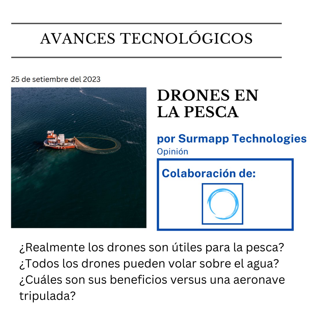 Surmapptech's tweet photo. Artículo de opinión

¿Realmente los drones son útiles para la pesca?
¿Todos los drones pueden volar sobre el agua?
¿Cuáles son sus beneficios versus una aeronave tripulada?
#pesca #drones #innovacion
https://t.co/WZEhjRCZHp https://t.co/6oAYL0Fdz8