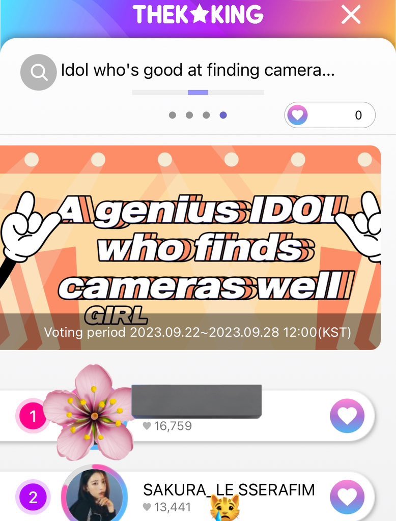 MSAKURA_ISLAND's tweet photo. ‼️VOTE FOR SAKURA IN THE KKING APP‼️

 Earn 💗 by:
✅ creating an account in THEKKING app
✅ Watching Ads, Doing Missions
✅ Purchasing

#사쿠라 #SAKURA #ックラ #宮脇咲良 #르세라핌 #LE_SSERAFIM https://t.co/S4ElO8iBes