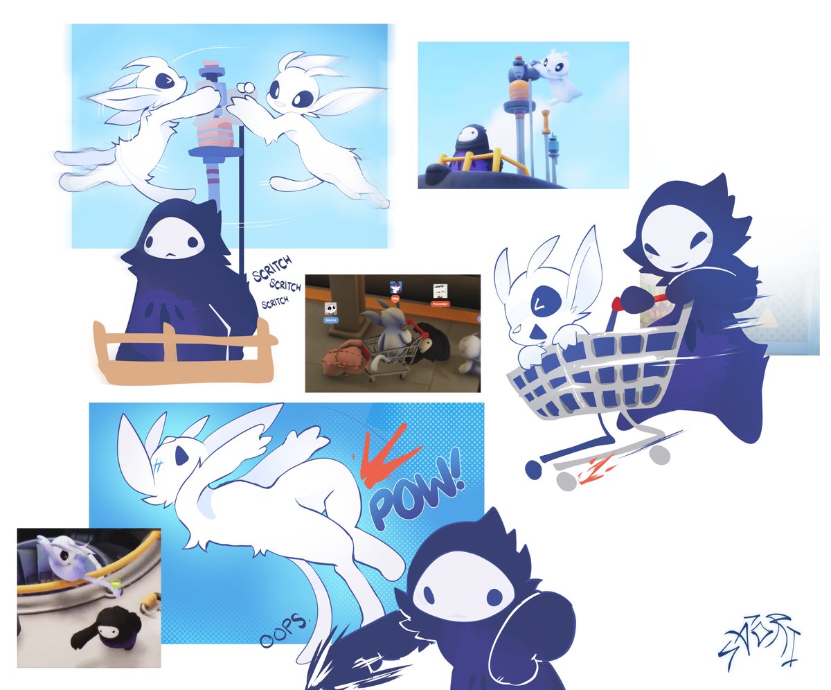 verFyhi's tweet image. Party Animals came with an Ori crossover, and I've been having a lot of fun playing it with friends