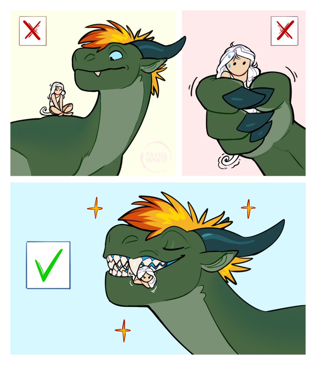 TayraWhite's tweet photo. how to properly ride dragons☝️ https://t.co/PKUzPZ3SoU