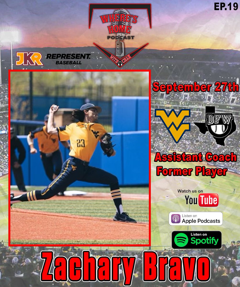 Join me on Wednesday as we talk with Zachary Bravo about his journey through various colleges, the MLB Draft League season, and his coaching goals. He’ll also share insights on DFW Post grad and its process.