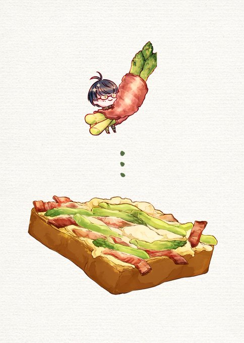 「1boy lettuce」 illustration images(Latest)