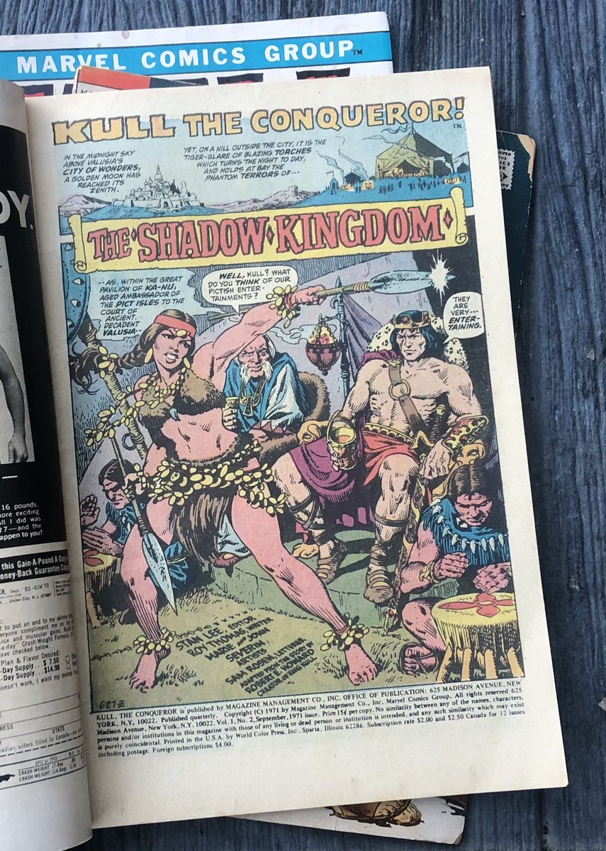 Porch time…Kull style….by some folks you may have heard of. 🙏@mediummic ! #kulltheconqueror #roythomas #marieseverin #wallywood #johnseverin #rossandru #robertehoward