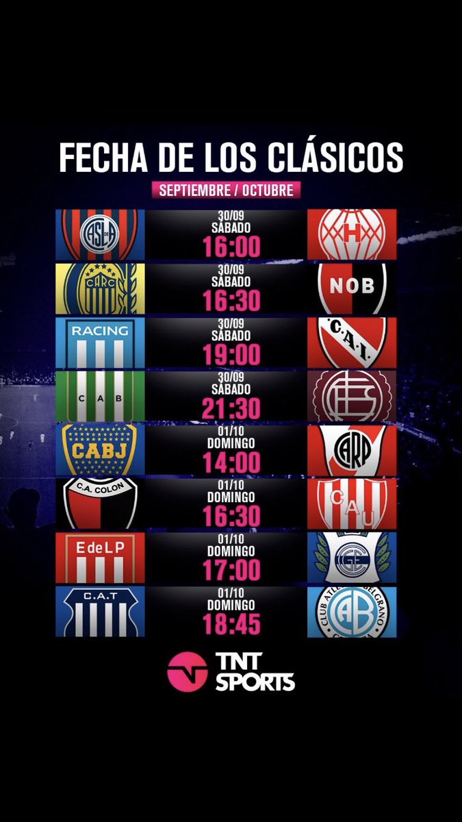 Quien esta disponible para este hermoso fin de semana de puro futbol argentino?
