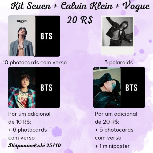 Novo Kit disponível na lojinha! Um kit individual do Jungkook 💜
#jungkook #jk #bts #jeonjungkook #bangtanboys #sevenjungkook #calvinkleinjungkook #voguejungkook #jungkook3d #jungkook_3d #army #armybts #armycollection #btscollection #btsphotocard #photocardcollection #fanmade