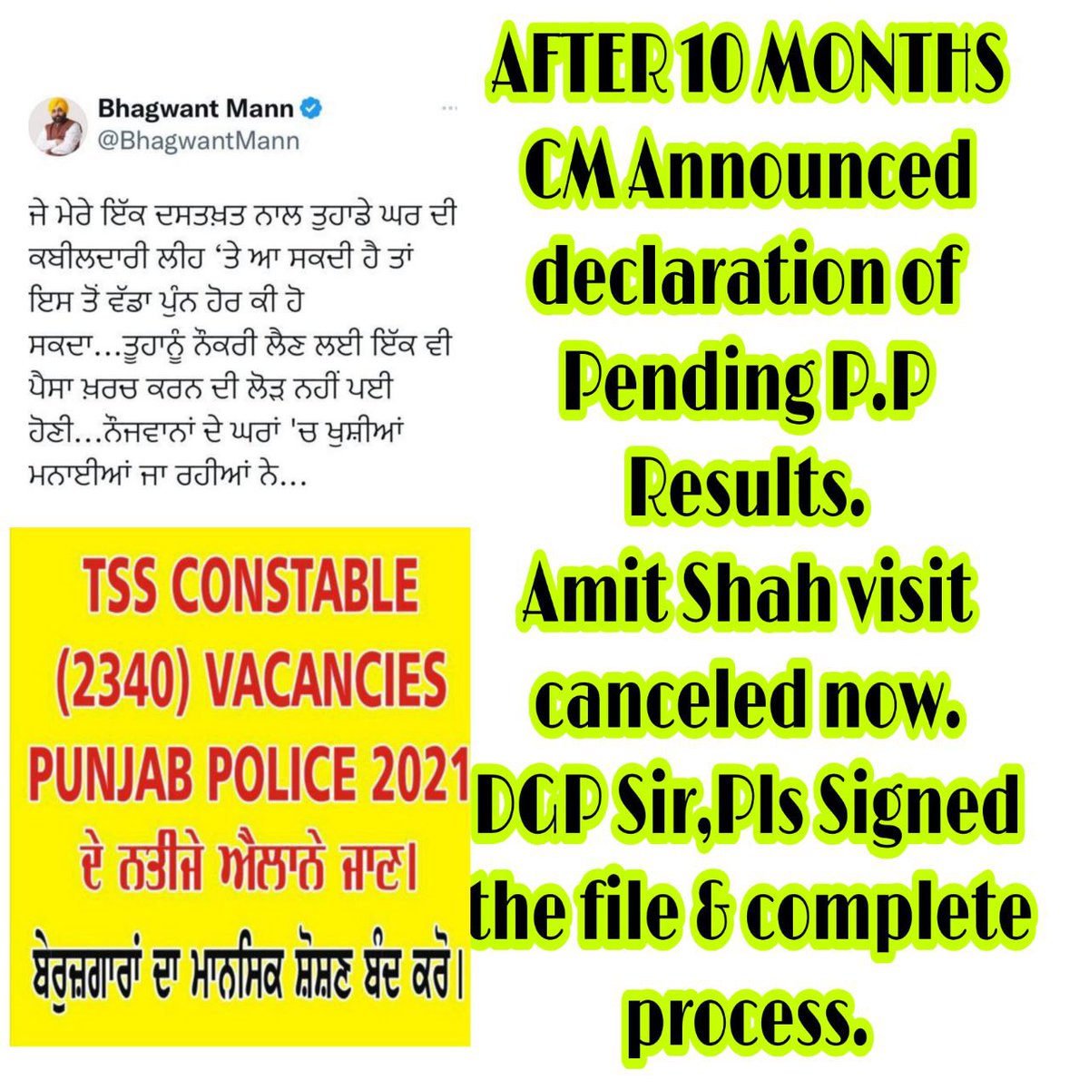 ZinderSukh's tweet photo. @PunjabGovtIndia @BhagwantMann https://t.co/xEQSQ9rH0G