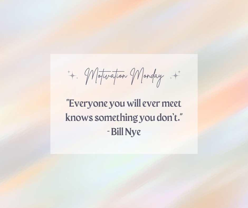 IBCPreK8's tweet photo. #MotivationMonday Try to learn something new from people you see everyday! https://t.co/LmTvfPmk8c