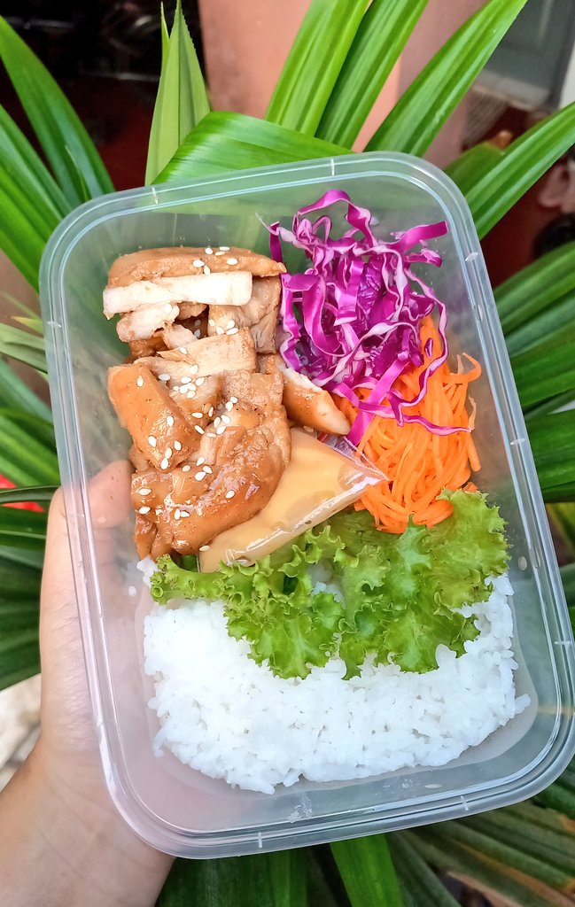 penthebutter's tweet image. Week 4 - Day 2

Nasi
K-chicken honey garlic
Coleslaw salad
#dailybentoku #bekalkantor