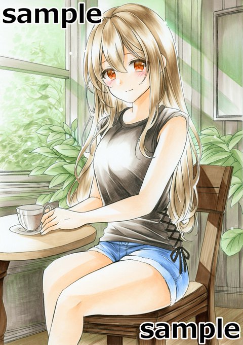 おはようございます☀️
風邪ひいたかもしれん💦
鼻水が止まらぬ🥹
#手描きイラスト
#アナログイラスト 
#手描きイラスト
#コピックイラスト 
#コピック 
#オリジナルイラスト 