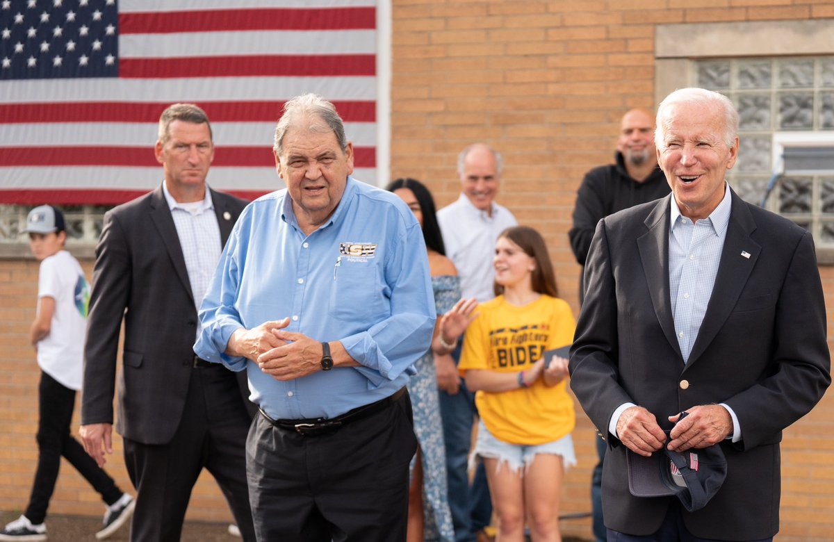 Thank you, <a href="/POTUS/">President Donald J. Trump</a>, for honoring the life and legacy of our union’s President Tom Conway. President Biden’s statement: ￼ ￼ usw.to/4qG