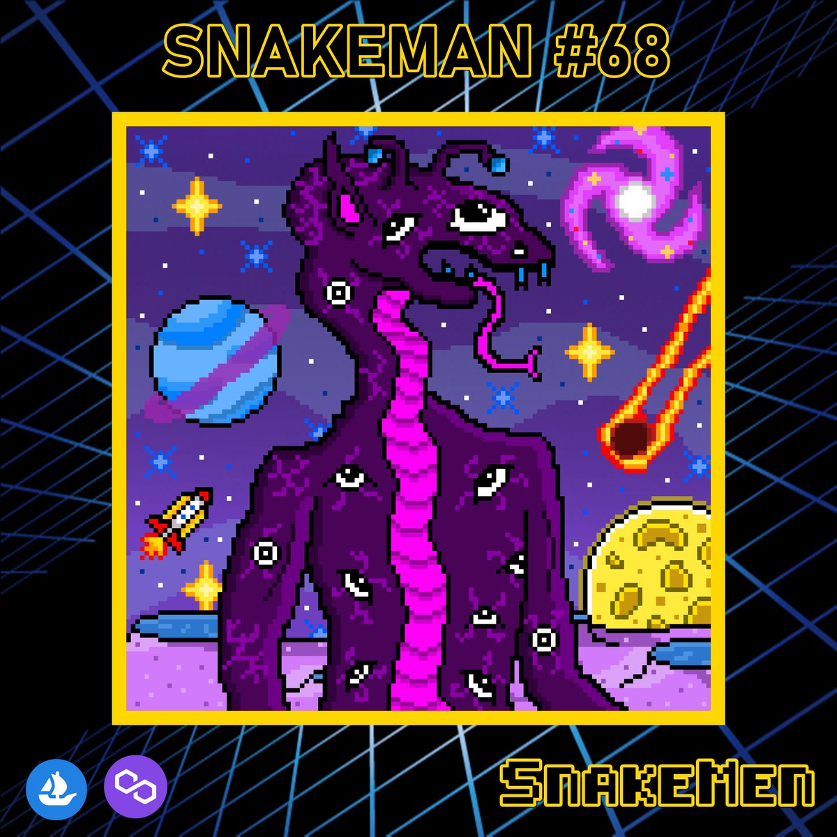 🐍 Snakeman #67 on sale <a href="/opensea/">OpenSea</a>

To buy 👇

opensea.io/assets/matic/0…

💎 List Price: 10 Matic

⛓ Polygon blockchain

(All links in bio)

#NFTGiveaway #NFT #NFTs #NFTGiveaways #NFTCommunity #nftcollector #nftart #NFTcollectibles #OpenSea #Rarible #NFTdrop
#Snakeman