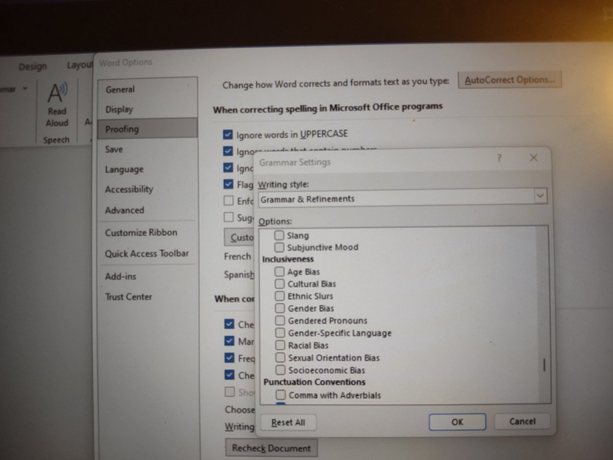 To establish your "Inclusiveness" settings <a href="/Office365/">Office 365</a> allows you to select your Bias...including proofing your government documents! <a href="/feds4freedomusa/">Feds For Freedom</a>  know any open source options for bias free document development tools? 

<a href="/elonmusk/">Elon Musk</a>