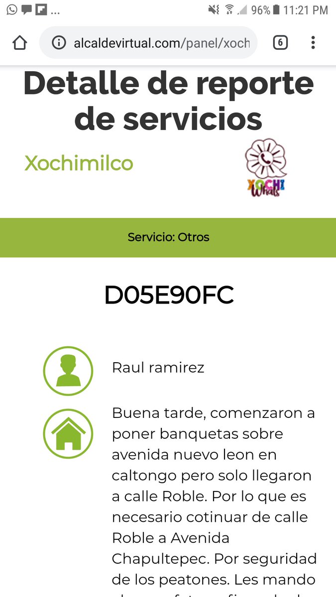 ram29442502's tweet photo. @XochimilcoAl Vengan a poner banquetas en donde se señala en este folio que tiene años dieron. Siempre cambian banquetas en donde no hacen falta!!! https://t.co/38gt8VDSNE