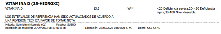 carlos_arnaud's tweet photo. Vuelvo a encontrar en mis pacientes Deficiencia severas de #VitaminaD 

Esto se asocia a un incremento en el riesgo de depresión, problemas cognitivos, fatiga y cansancio

Fundamental explorar este parámetro de lab cuando vemos pacientes con #Depresión 

https://t.co/2tMpw8aS8Y https://t.co/psnD88Gqfz