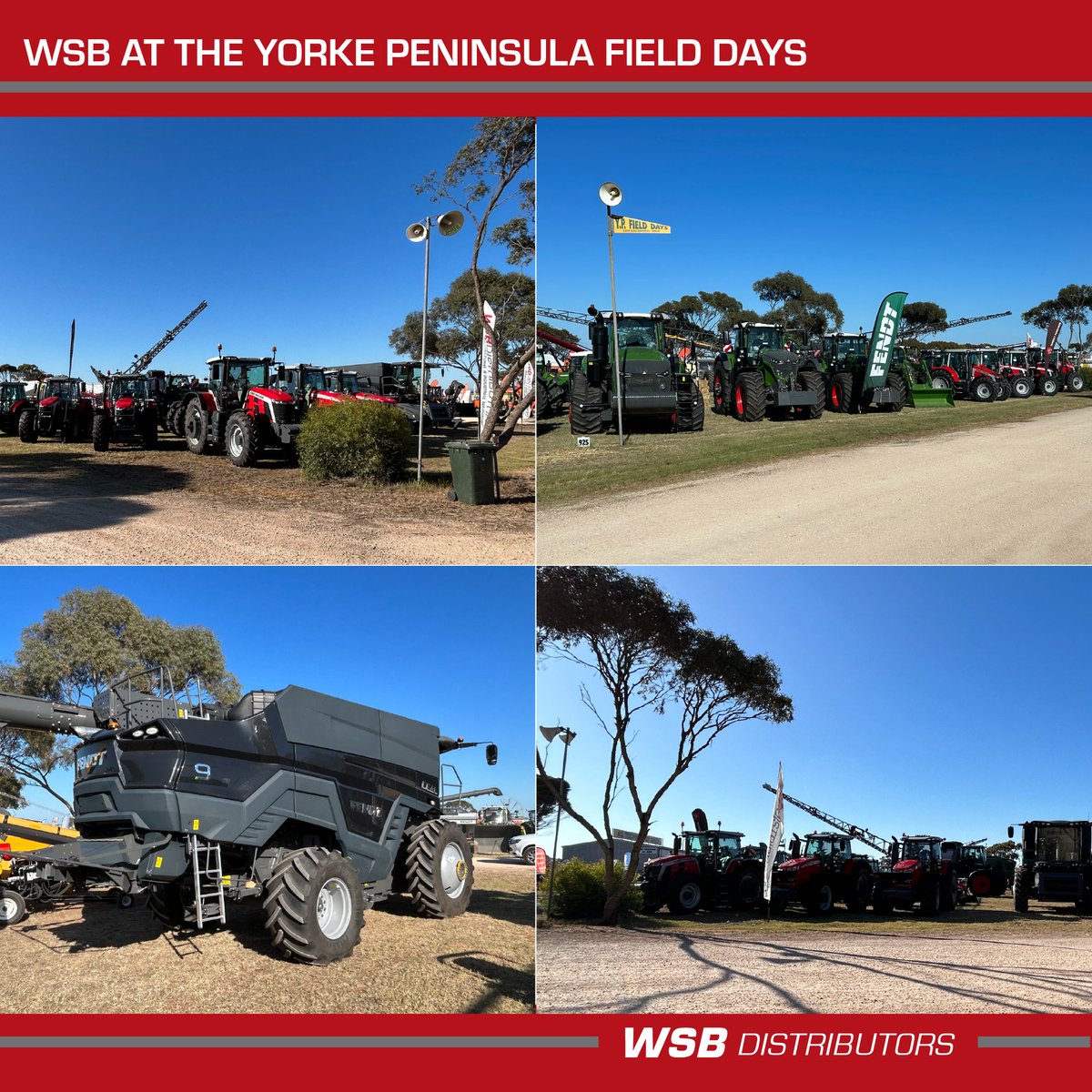 WSBDistributors's tweet photo. WSB has it all that the YP Field days! 

#FarmEquipment #IndustrialMachinery
#AgMachinery #MachineryDeals #FarmMachinery
#NewEquipment #EquipmentSpecials
#Farm #Farmers #AgDrone #AgTec #PrecisionAg #Yamaha https://t.co/sgce7rwhzS