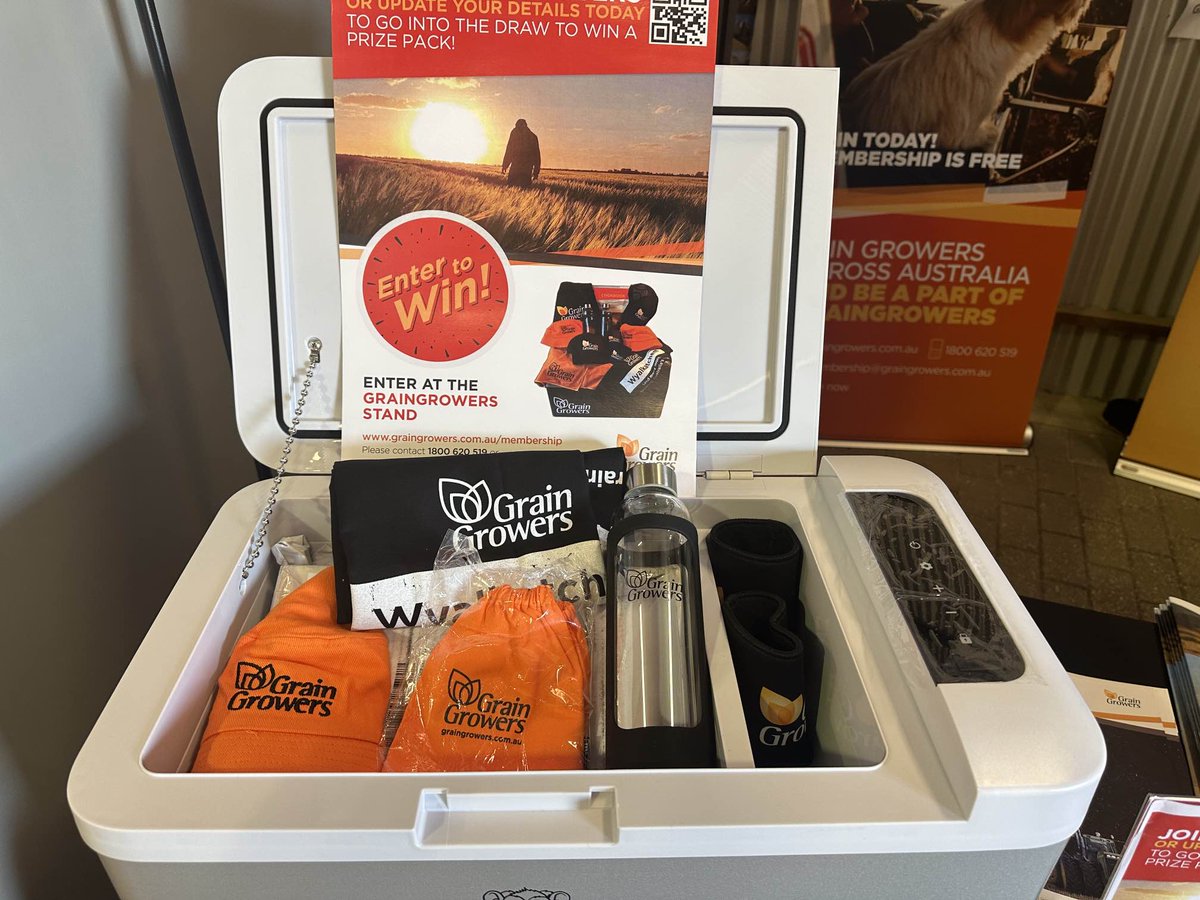 GrainGrowers (@graingrowersltd) on Twitter photo GrainGrowers is at the <a href="/DaysYorke/">Yorke Peninsula Field Days 🌾</a> #YPFD this week!
Visit the team (Site 15 Oster Pavilion) and join as a member (or update your details) to enter our prize draw!🏆
#ausag #yorkepeninsula GrainGrowers is at the <a href="/DaysYorke/">Yorke Peninsula Field Days 🌾</a> #YPFD this week!
Visit the team (Site 15 Oster Pavilion) and join as a member (or update your details) to enter our prize draw!🏆
#ausag #yorkepeninsula