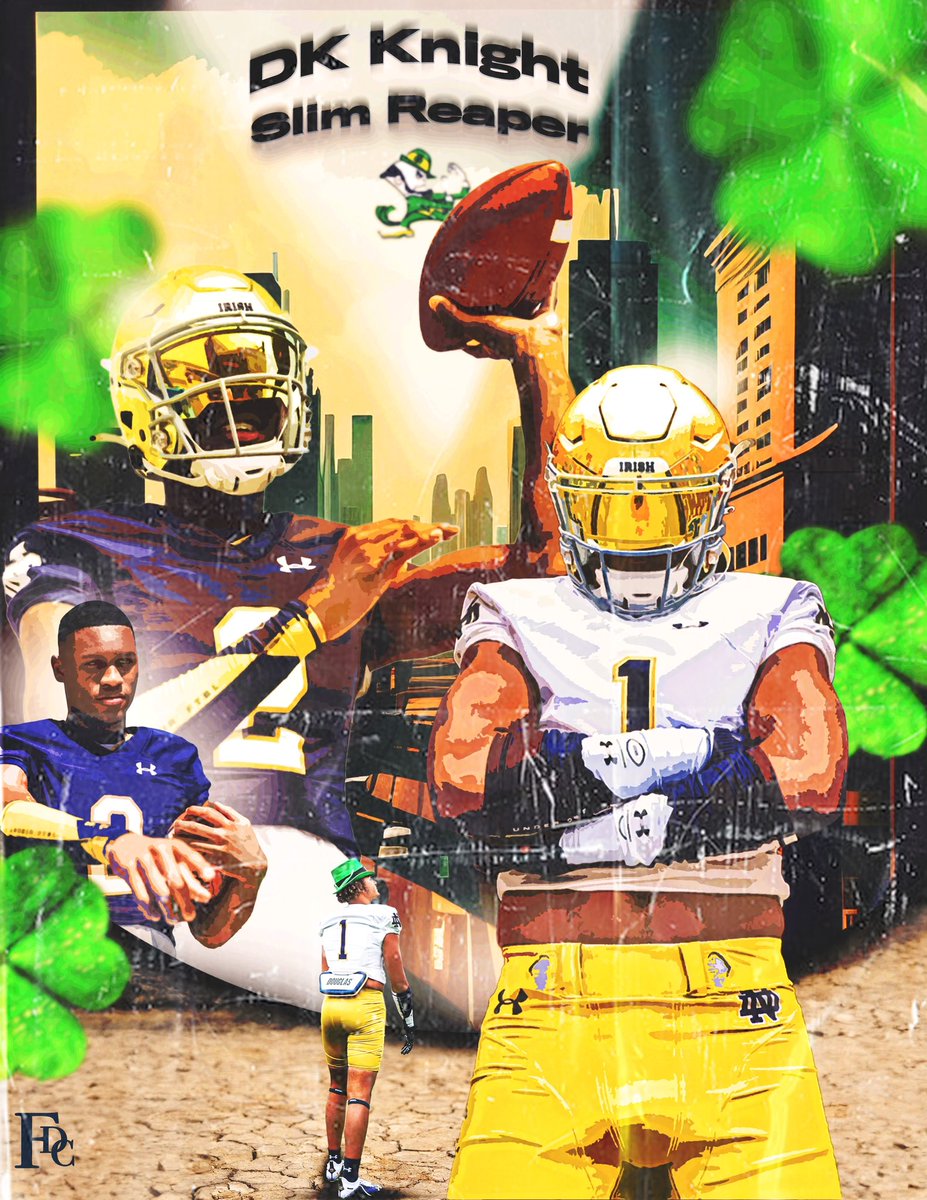 The New “DC Universe” of Notre Dame Football!!! Go Irish ☘️ !! <a href="/DeuceKnight/">Deuce Knight</a> 
 📸🎥 <a href="/squadboy3/">Freddie Jr. 🤙🏾👨🏽‍🎨</a>