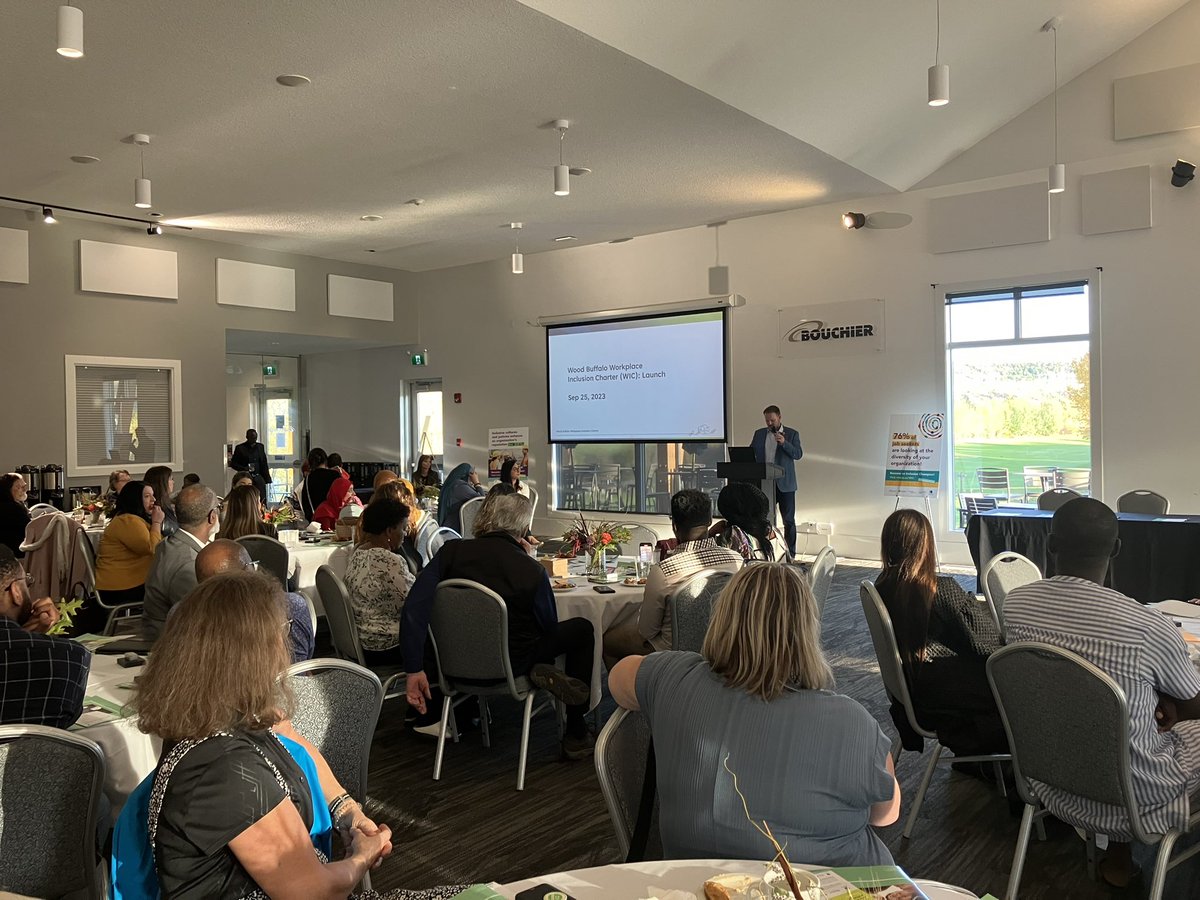 annaleeskinner's tweet image. Proud to see @FMPSD as a signatory on @RMWoodBuffalo Workplace Inclusion Charter. #ymm A community of one team. #SharedCommitment #Valued #Respected #Belonging