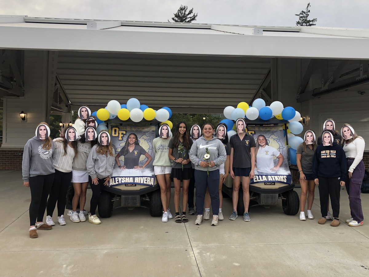 OFgirlsgolf's tweet image. Senior Night Scaries!
Bulldogs barely pulled it off thanks to great rounds from Aubrey, a PR from Addison, &amp;amp; Ella’s match winning par putt on hole 9!

Bulldogs 186 
Midview 187

🚨 PR 🚨 
Addison Mullen - 45
Awesome Addison!

Ella 43
Aubrey 45
Rachael 53

Great Job!
#Win4EllAysha