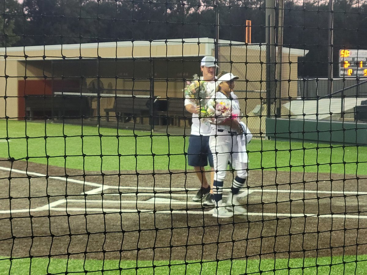 Senior night! #softball #wolfpack