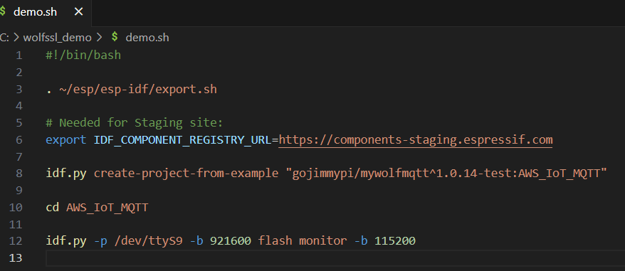 gojimmypi's tweet image. I have a preview of the @wolfSSL wolfMQTT demo working on the #Espressif ESP32! From scratch to AWS #MQTT connection in about 3 minutes. 
Currently on the Staging site only of the Managed Components Registry. Blog, video, and production deployment soon. 🎉 #ESP32 #AWS