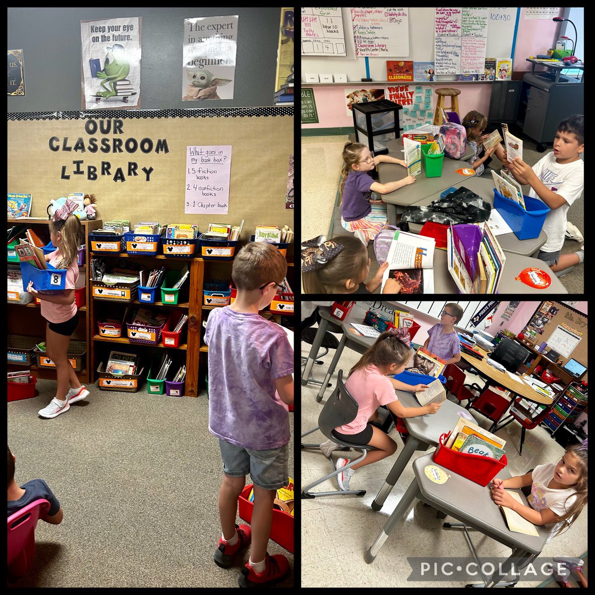 Making friends, working together, finding “just right” books, and building reading stamina. #aesriseabove