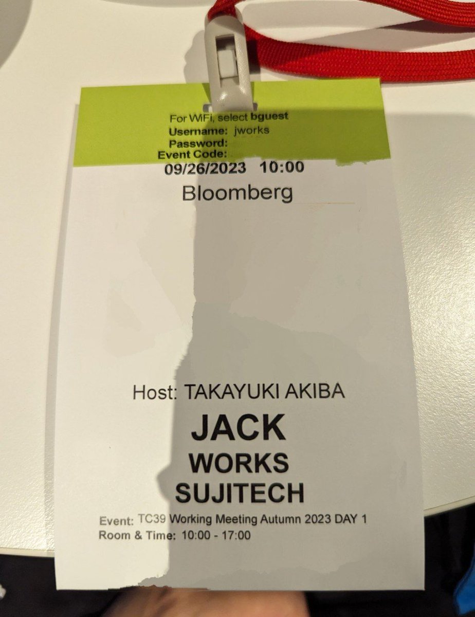 my first in-person meeting of @tc39!