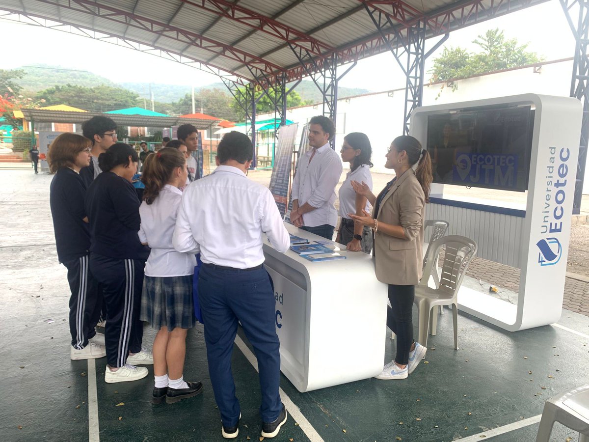 Grupo Rocks! (@admi_uecotec) on Twitter photo Lcdo. Jorge Ycaza -Director de Admisiones y Lcda. Irene Hidalgo - Coordinadora de Admisiones, presente en la Feria de la Unidad Educativa Steiner, para dar a conocer nuestra oferta académica, servicios, convenios internacionales, y proceso de admisión de la
<a href="/UnivEcotec/">Universidad Ecotec</a> Lcdo. Jorge Ycaza -Director de Admisiones y Lcda. Irene Hidalgo - Coordinadora de Admisiones, presente en la Feria de la Unidad Educativa Steiner, para dar a conocer nuestra oferta académica, servicios, convenios internacionales, y proceso de admisión de la
<a href="/UnivEcotec/">Universidad Ecotec</a>
