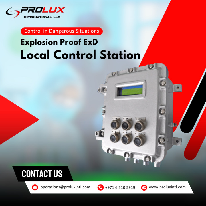 proluxintl's tweet image. Maintaining control in perilous circumstances - introducing the ProLux International Explosion Proof ExD Local Control Station. A beacon of safety in the midst of danger, empowering you to navigate with precision

proluxintl.com
.
#proluxinternational #emergencyexitlight