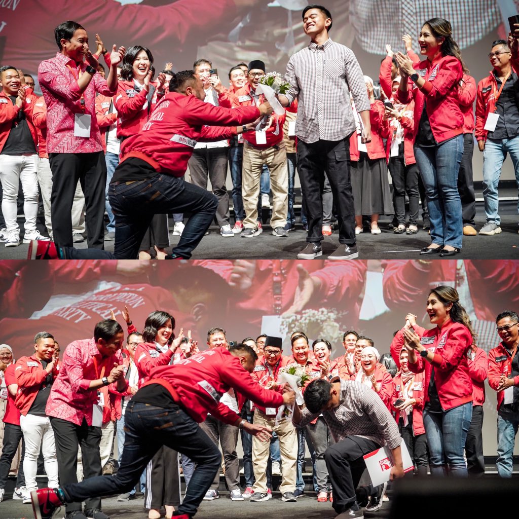 Selamat kepada Nakhoda baru kami! 🎉 

Ketua Umum DPP PSI <a href="/kaesangp/">“kak” Kaesang</a> yakin dan optimis, arus dan gelombang akan berpihak kepada kita, anak muda.

Didampingi oleh Sekretaris Jenderal DPP PSI @rajajuliantoni untuk awal yang baru. 

#KaesangLoginPSI