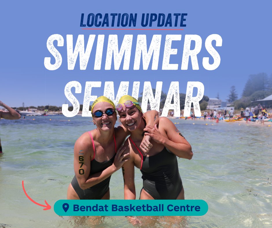 The Swimmers Seminar is happening TOMORROW! We'll see you in person, or online, at 6pm AWST 💪

RSVP - fb.me/e/19s0r7xF3