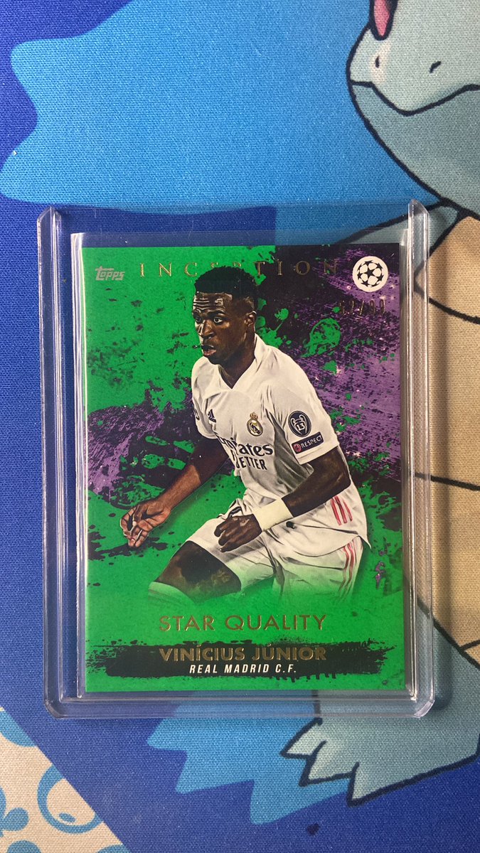 Card_Slayer819's tweet photo. Vini Jr. Green /99 Inception
$25
Shipping:
USA Only
$5 BMWT
$1 PWE (1-2 Card Max)
#brickslayer https://t.co/jgtERcMS5k