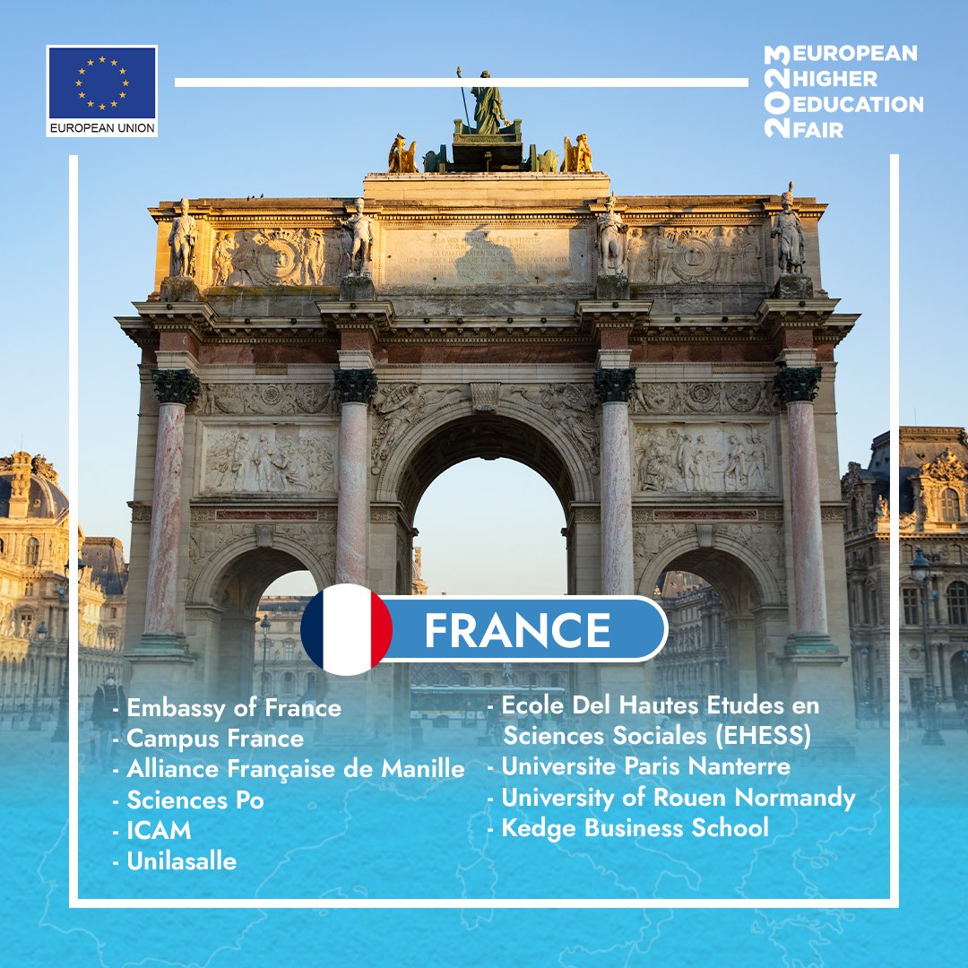 EHEFPhilippines's tweet image. Did you know that the French language and literature have had a profound impact globally? 

Register now for FREE at ehefphilippines.com and join us on 30 September &amp;amp; 1 October at @shangplaza and on 2 October online. #EHEF2023 #StudyInEU