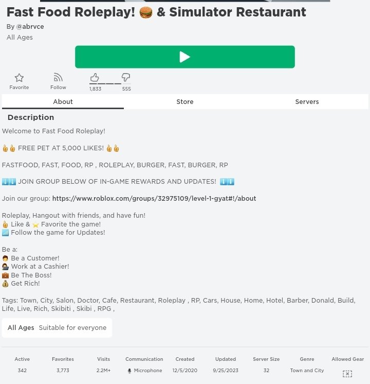 FastFood Simulator tweet media