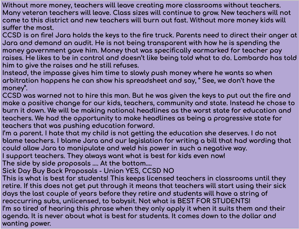 CCSDTeachers's tweet photo. CCSD Teachers are sharing their stories with "I wish the public knew..." #iwishthepublicknew
@ccsdparents @news3lv @8newsnow @ktnv @fox5vegas @JoshuaPeguero
@clarkcountysch @maddow @lawrence https://t.co/56odmK2W75