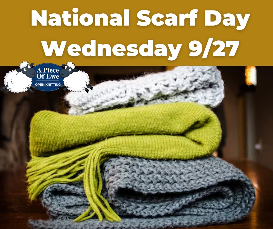 apieceofewe's tweet photo. Get ready to bundle up and celebrate in style because National Scarf Day is just around the corner this Wednesday! 🧣 Whether you're into cozy knits, colorful prints, or classic designs, let's make this National Scarf Day the coziest one yet! 

 #ScarfStyle #NationalScarfDay #... https://t.co/bJg3Wi1f2v