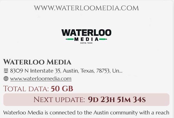 Waterloo Media data breach