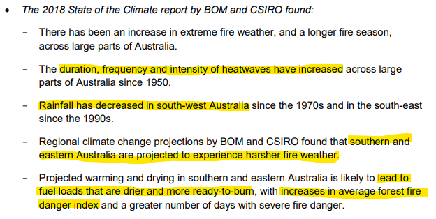 Leading into another bushfire season, it is important to remember how unprepared the last government was for the bushfires the CSIRO had been predicting for years #Auspol