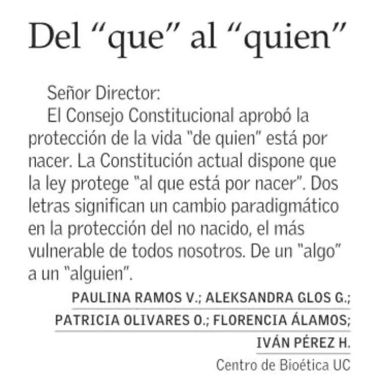 🔹 A propósito del <a href="/Procesoconsti23/">Proceso Constitucional</a> en Chile 🇨🇱, recomendamos este valioso aporte al debate por parte del <a href="/Cbioeticauc/">Centro de Bioética UC</a>