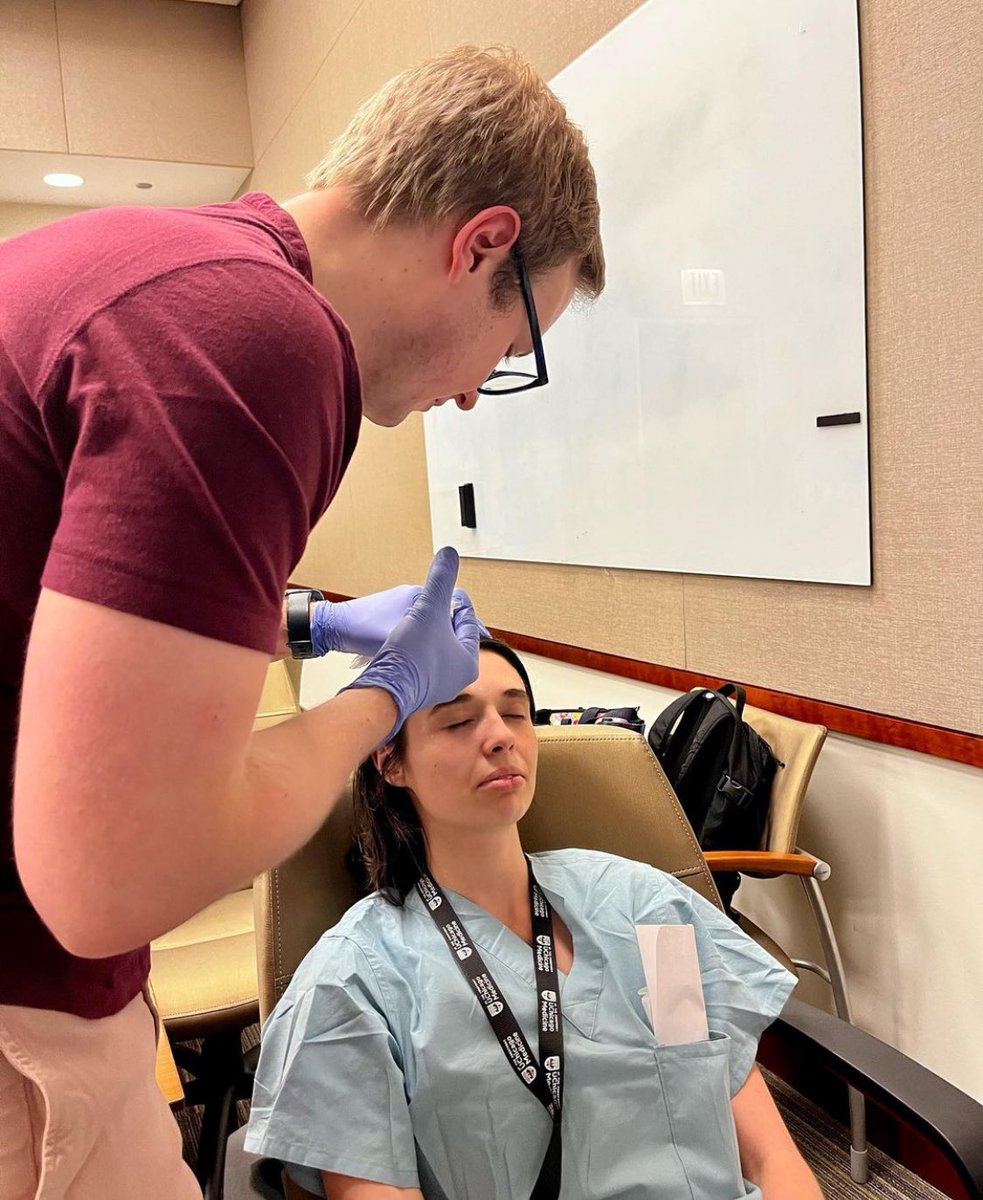 UChicagoOHNS's tweet photo. Thanks Dr Meleca for your instruction with our hands on #resident fillers and injectables course! #Botox #MedTwitter #ENT #IAmOto 💉💉💉 https://t.co/munFXA6rA7