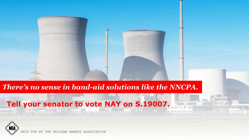Senator Andrew Shore's NNCPA (S.19007) claims to solve a small problem- with a larger one. Supposedly, the government cannot oversee nuclear power, so it must be outright banned, creating a larger task for the government.
America needs better than band-aid solutions.